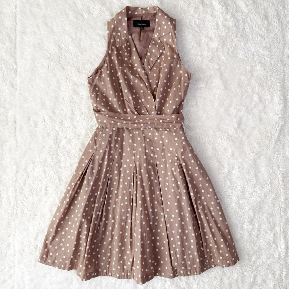 Polka Dot Sleeveless Dress